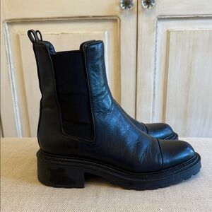 Veronica Beard Black Ankle Boots